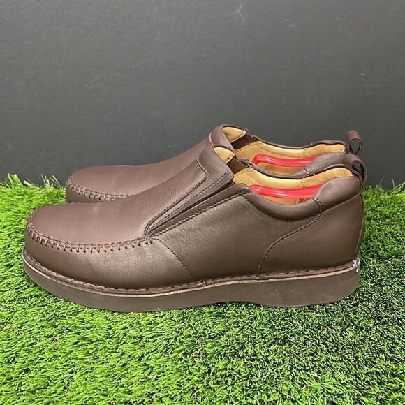 Sam Hubbard Brown Leather Loafer | Vibram & Wide - Picture 2 of 8